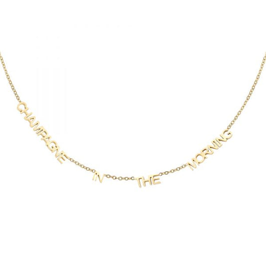 'CHAMPAGNE IN THE MORNING' CHAIN